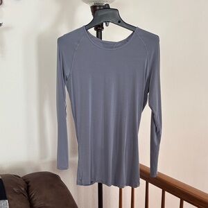Women's Gray Long Sleeve lululemon athletica top